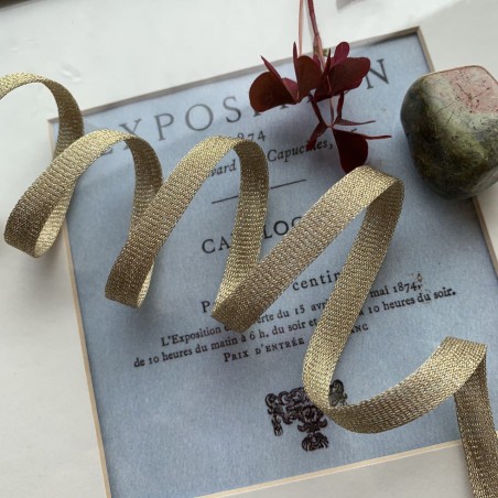 Тесьма кругловязаная трикотажная с матовым блеском