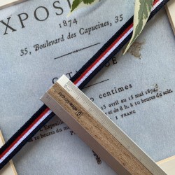 Тонкая трикотажная тесьма в полоску