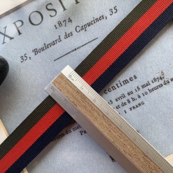 Полосатая репсовая трехцветная лента, мягкая, универсальная .