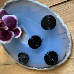 Пуговицы металлические чёрные матовые