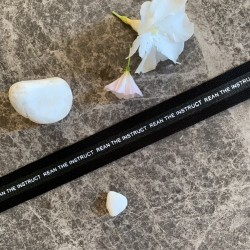 Лента декоративная репсовая плотная с принтом, ширина 2.5 см