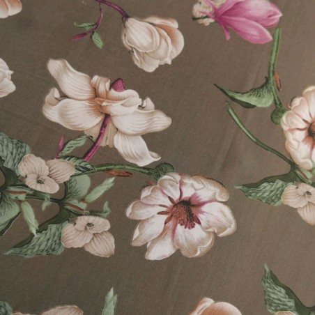 Ткань шифон с принтом