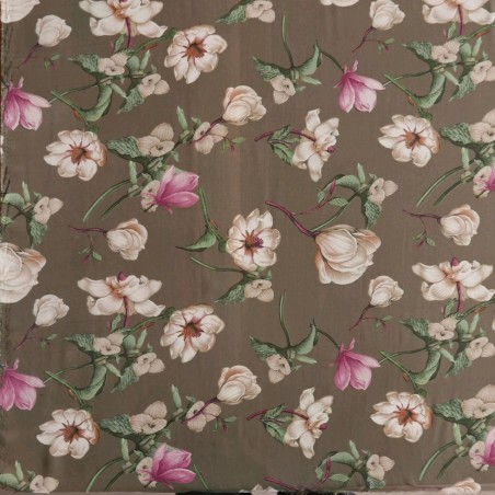 Ткань шифон с принтом