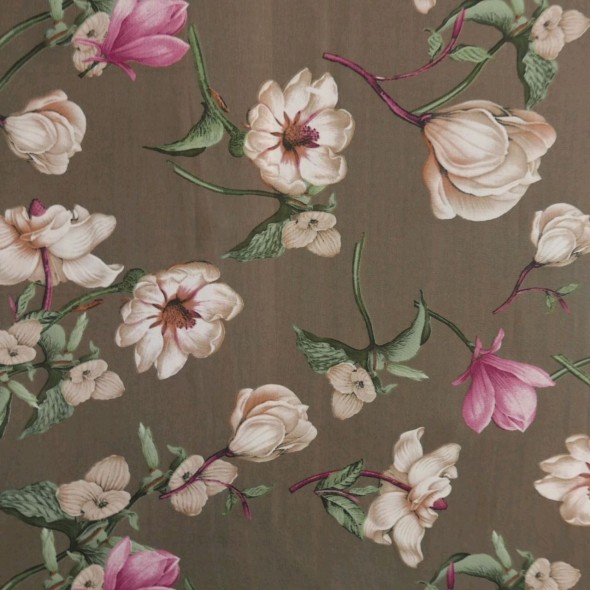 Ткань шифон с принтом