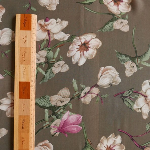 Ткань шифон с принтом