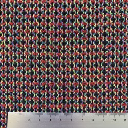 Твид рыхлого плетения из ярких нитей