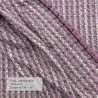 Твид лавандовый, с вплетением молочных и чёрных нитей