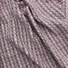 Твид лавандовый, с вплетением молочных и чёрных нитей