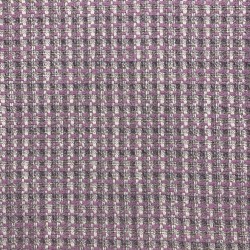 Твид лавандовый, с вплетением молочных и чёрных нитей