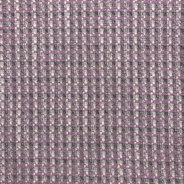 Твид лавандовый, с вплетением молочных и чёрных нитей