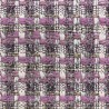 Твид лавандовый, с вплетением молочных и чёрных нитей