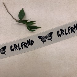 Резинка эластичная для пояса, бежевая, 4 см