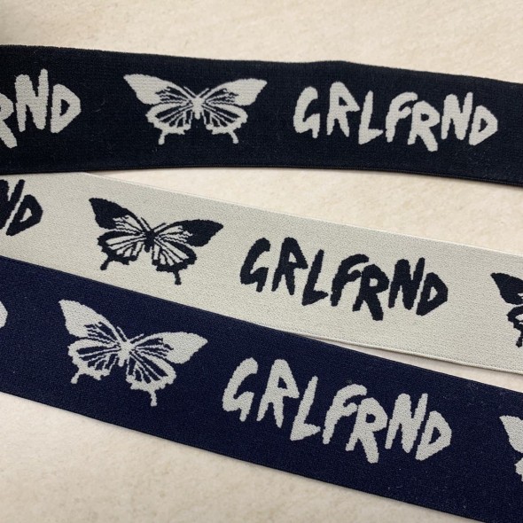 Резинка эластичная для пояса чёрная, 4 см