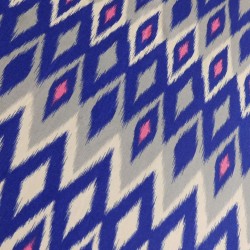 Ткань вискоза 100% с принтом икат