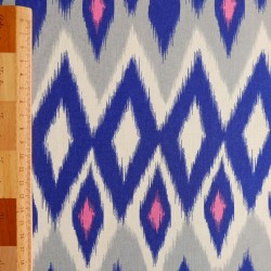 Ткань вискоза 100% с принтом икат