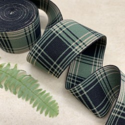 Резинка эластичная для пояса в клетку, 4 см