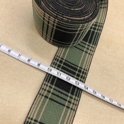 Резинка эластичная для пояса в клетку, 4 см