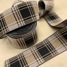 Резинка эластичная для пояса в клетку, 4 см