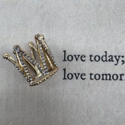 Корона серебристый металл со стразами для декорирования головных уборов