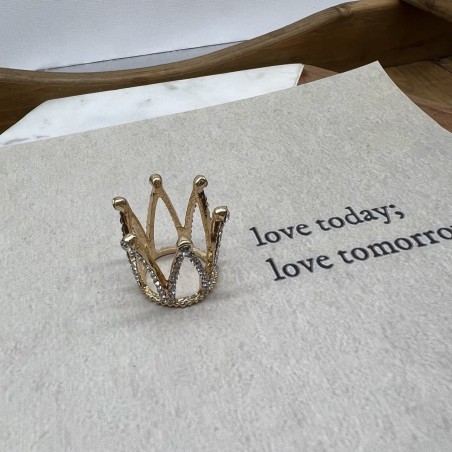 Корона серебристый металл со стразами для декорирования головных уборов