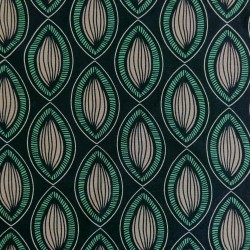 Лен с вискозой принтованный