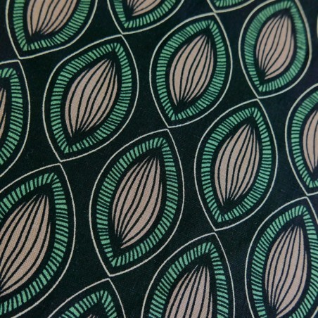 Лен с вискозой принтованный