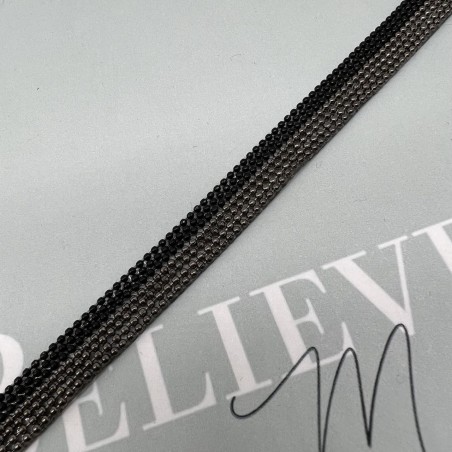 Тесьма мониль двухцветная на клеевой основе,10 мм