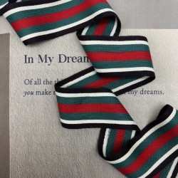 Лампасы трикотажные мягкие вискозные, полосатые, 4 см