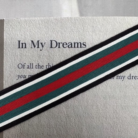 Лампасы трикотажные мягкие вискозные, полосатые, 4 см