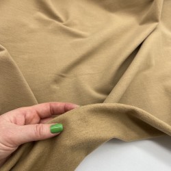 Футер с легким начесом насыщенный бежевый