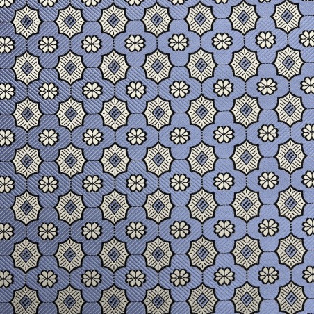 Жаккард сиреневый с геометрически рисунком