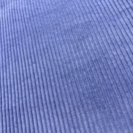 Вельвет хлопковый насыщенного сиреневого цвета