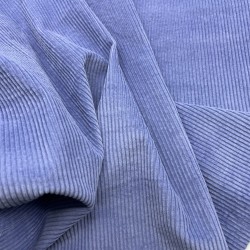 Вельвет хлопковый насыщенного сиреневого цвета