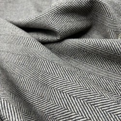 Ткань костюмная ёлочка в коричнево-бежевых тонах