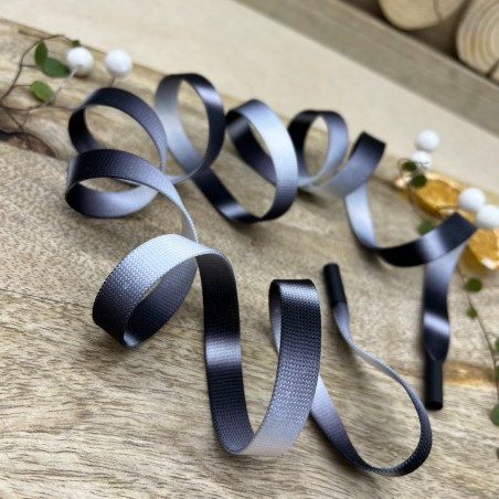 Шнурки трикотажные кругловязаные матовые с эффектом тай-дай