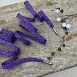 Шнурки трикотажные кругловязаные с люрексом