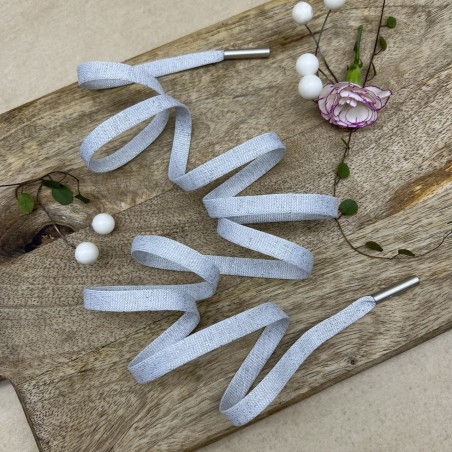 Шнурок трикотажный кругловязаный с люрексом, 10 мм