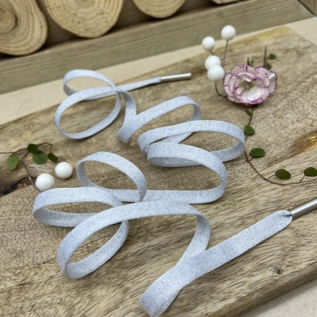 Шнурок трикотажный кругловязаный с люрексом, 10 мм