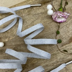 Шнурок трикотажный кругловязаный с люрексом, 10 мм