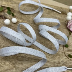 Шнурок трикотажный кругловязаный с люрексом, 10 мм