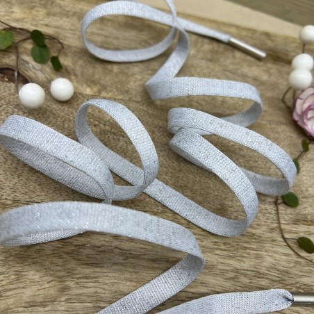 Шнурок трикотажный кругловязаный с люрексом, 10 мм