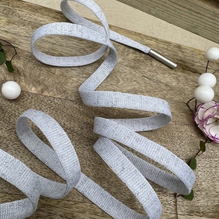 Шнурок трикотажный кругловязаный с люрексом, 10 мм