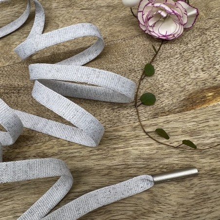 Шнурок трикотажный кругловязаный с люрексом, 10 мм