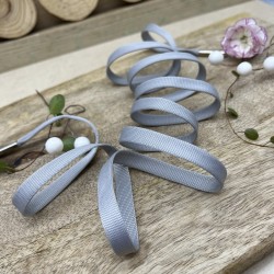 Шнурок трикотажный кругловязаный светло-серый матовый, 10 мм