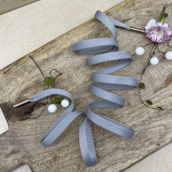 Шнурок трикотажный кругловязаный светло-серый матовый, 10 мм