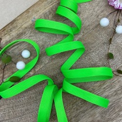 Шнурок трикотажный кругловязаный ярко-зеленый матовый, 10 мм