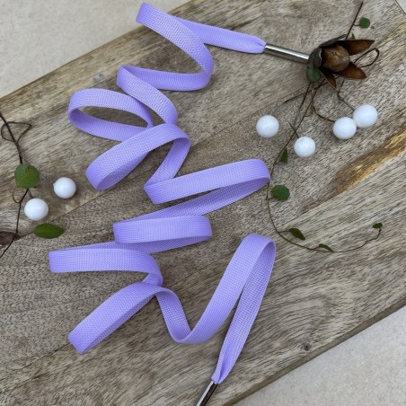 Шнурок трикотажный кругловязаный ярко-сиреневый матовый, 10 мм