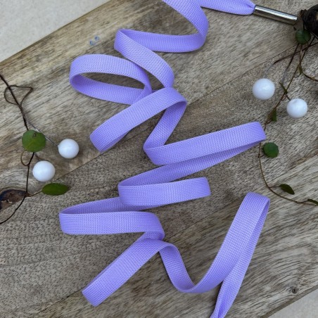 Шнурок трикотажный кругловязаный ярко-сиреневый матовый, 10 мм