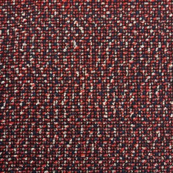 Твид в сине-красных тонах с золотистым люрексом