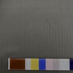 Ткань хлопок с модалом цвета хаки структурная полоска косичка